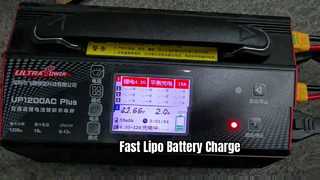 12S 44.4V Lipo 30000mAh battery charging video