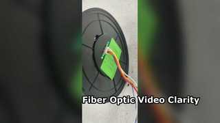 Fiber optic video connection