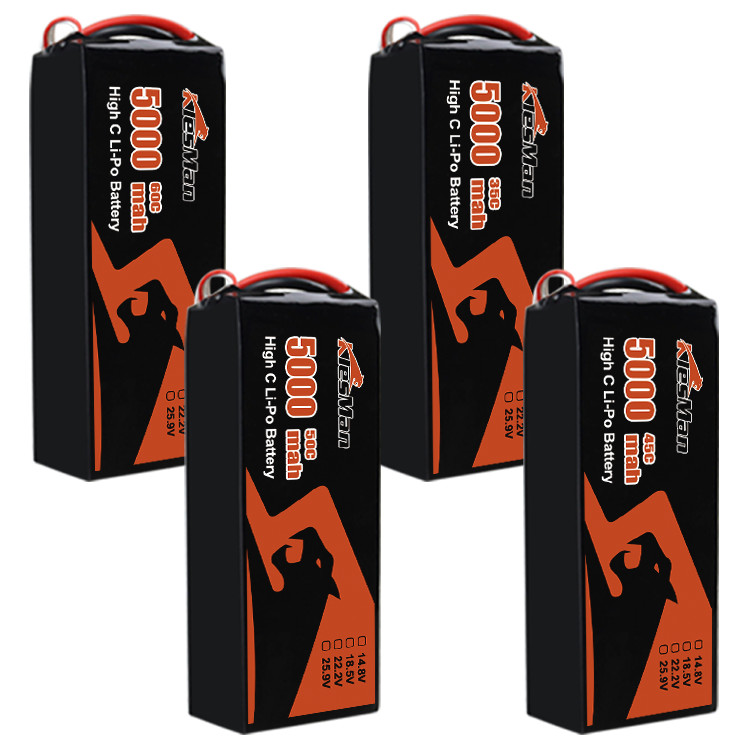 22.2V Lipo Battery Pack 5000mah Capacity for RC FPV Drones Klesman ...