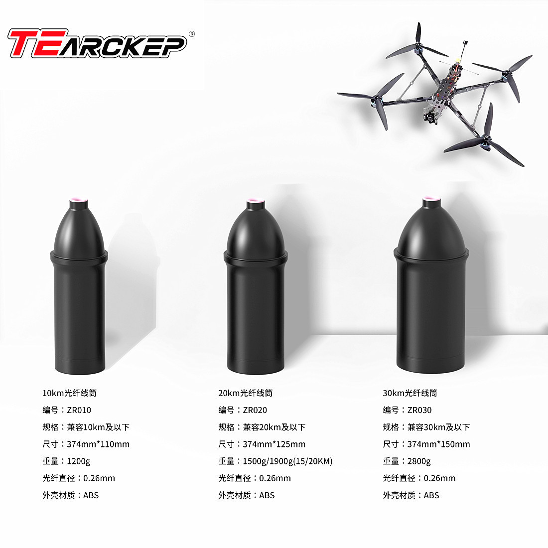 FPV Drones Fiber Optic Drone Relay Extended Range Module Sky End Fiber ...